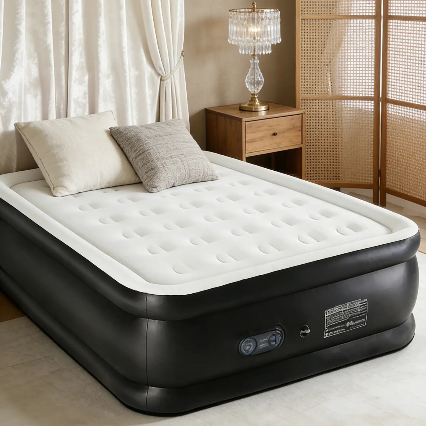 Inflatable Mattress Airbed with Built-in High Capacity Pump