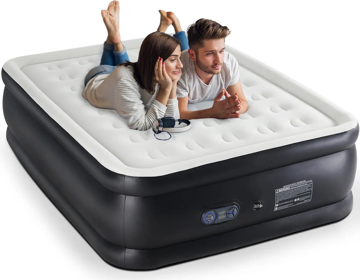 Inflatable Mattress Airbed with Built-in High Capacity Pump